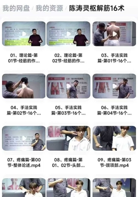 陈涛《灵枢16术秘筋诀》视频27集💰5