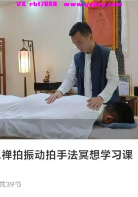 知念全息禅拍振动拍手法冥想学习课38集视频课💰5