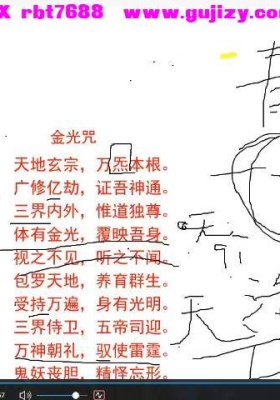 道家金光咒加持 5节视频课程💰5