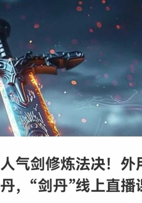 火龙真人气剑修炼法决！外用驱邪内敛成丹7集视频课💰8