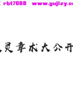 九天灵章术大公开第二期 12页仅法本💰5