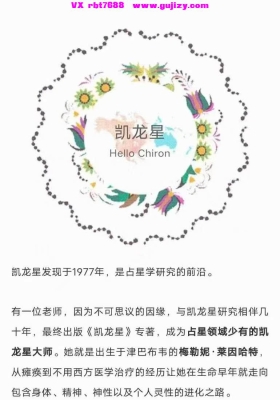 【若道占星】梅勒妮·莱因哈特｜凯龙星疗愈之旅视频课件合集💰5