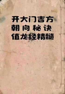 《开大门吉方·朝向秘诀·值龙经精髓》💰5