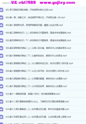 徐洪先36天塔罗孵化营课程19集视频课💰5