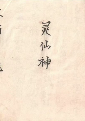 《灵仙神》梅山水师自记道医秘本💰5