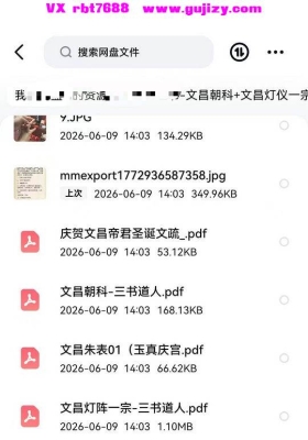 文昌朝科+文昌灯仪一宗视频+课件💰5